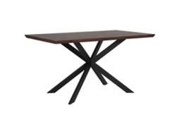 Mesa de jantar BELIANI Spectra de MDF Castanho escuro 80x140x75