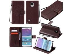 Capa Samsung Galaxy Note 4 5.7 HONGWE. Castanho