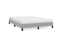 Bed Frame, Bed Frames Vidaxl Cinzeto Tecido (140 X 190 Cm)