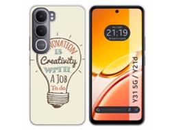 Capa Tumundosmartphone De Silicone Para Vivo Y31 5g / Y21d Com Design De Desenhos Criativos