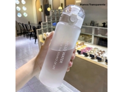 (versão Branca 1) Garrafa De Água Esportiva De Viagem De Plástico Transparente De 780ml Com Tampa À Prova De Vazamentos