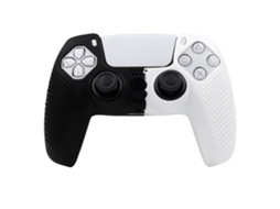 Case Para Comando Ps5 Gertiz M5045 Preto Branco