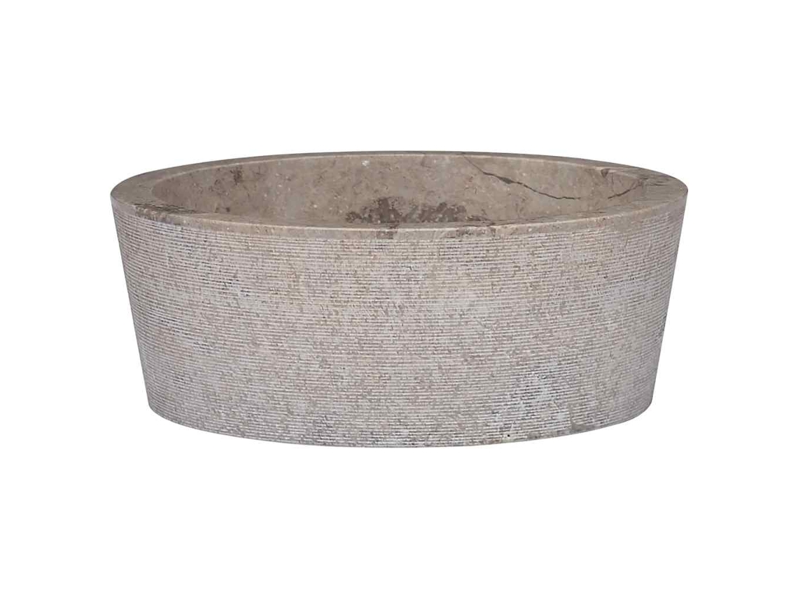 Lavatã³rio Ã˜40x15 Mãrmore Cinzento DKD HOME DECOR
