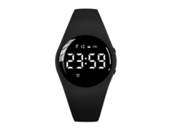 Relógio inteligente infantil Rebe-reloj à prova d'água com monitor de atividades físicas, alarme vibratório e cronômetro para corrida ao ar livre, ideal para meninos e meninas.