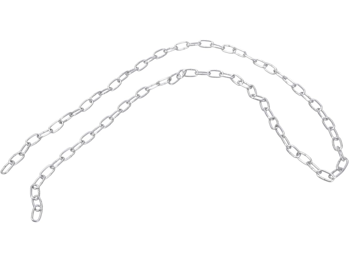 Corrente Multiuso De Aço Inoxidável Prateado 100 Cm