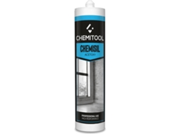 Silicone Acético CHEMITOOL CHEMICALS Chemisil (Branco)