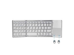 Teclado Bluetooth TAISHENGDA, de 100 teclas, sem fio, com Bluetooth 2.4g