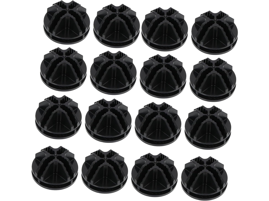Conjunto De 20-conectores Plásticos Arame Botão Para Armário Presilhas Plástico Mini Acessórios Sapatos E Guarda Roupa