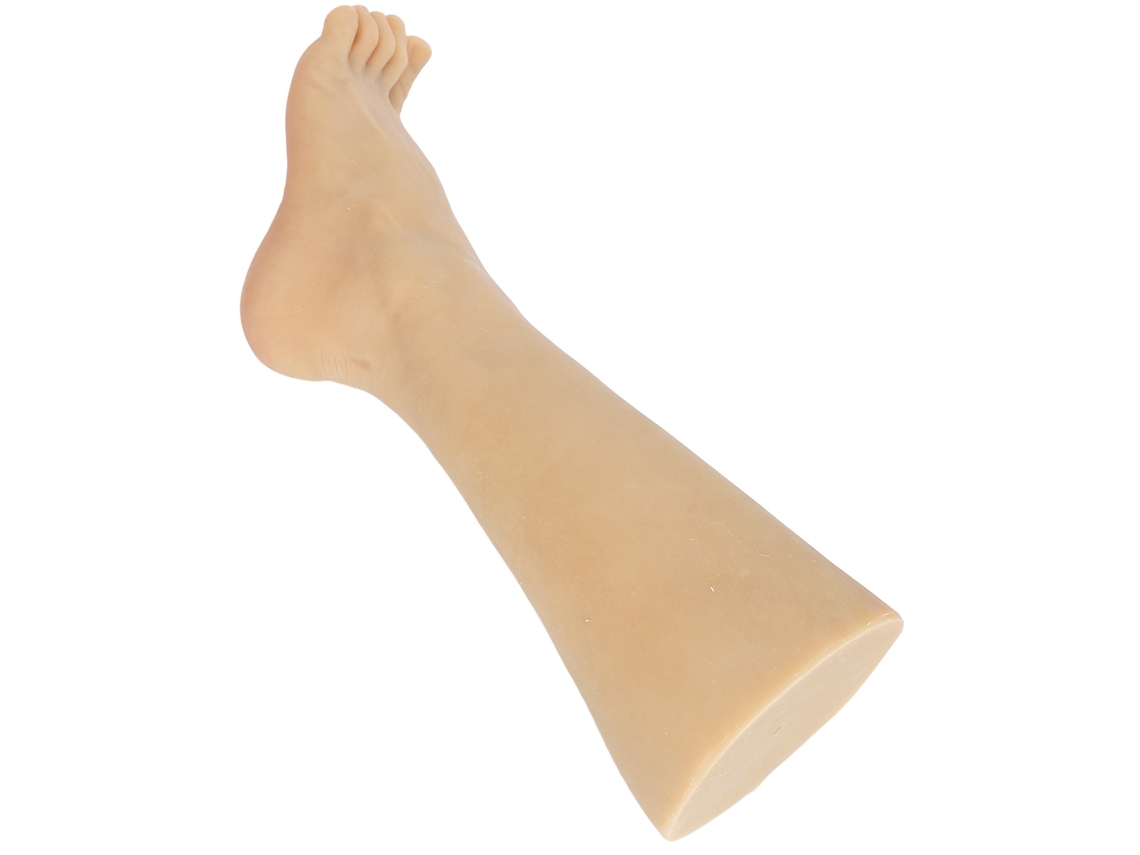 Modelo De Pé Masculino (molde Humano Real, Material De Tpe Macio E À Prova De Poeira) Eoocoo