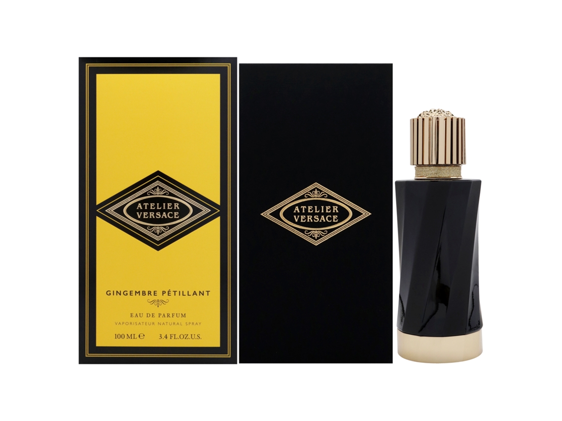 Atelier Gingembre Petillant da VERSACE para unissex - spray EDP de 3,4 onças