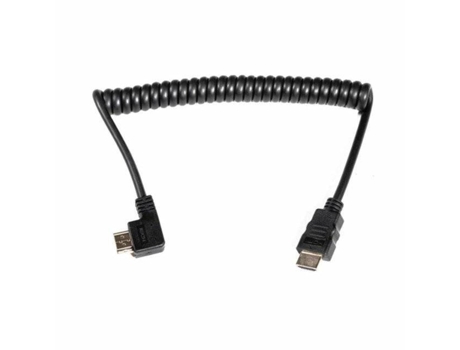 Cabo Caruba Hdmi / Hdmi em Espiral Ngulo 90º 40Cm