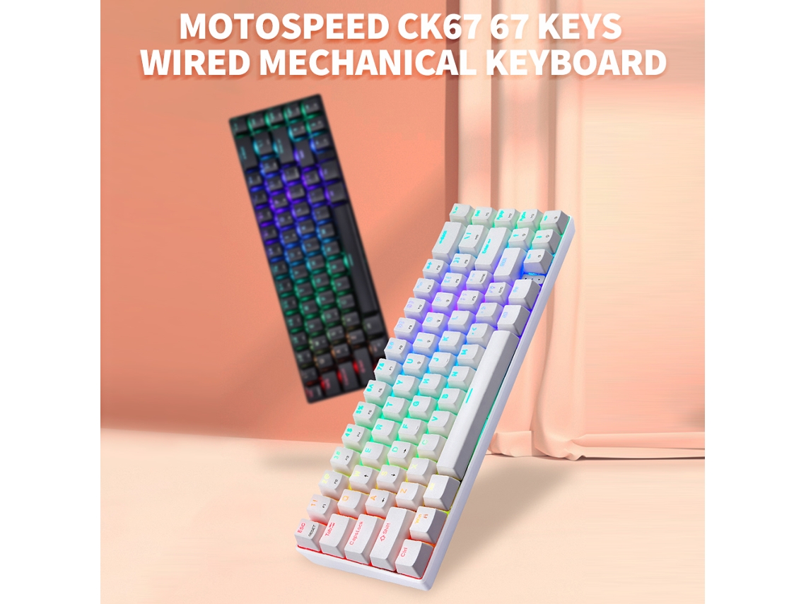 Teclado Mecânico LAXISCREED Rgb 67 Teclas