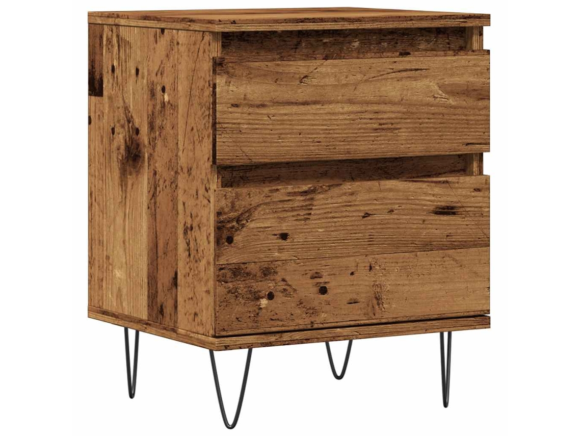Mesa de Cabeceira Derivados Madeira Madeira Velha MAISON EXCLUSIVE (40x35x50 cm)