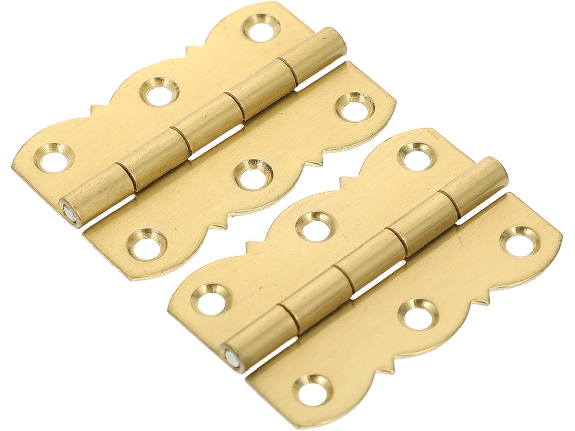Villcase 2 Dobradiças De Piano Em Latão Estilo Vintage Com Operação Suave E Silenciosa Para Estante Ou Armário
