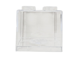 Porquinho Transparente de Plástico para Crianças, Leve, Decorativo, Brinquedo Educativo, 8.9x8.9x9.2cm com MARCA