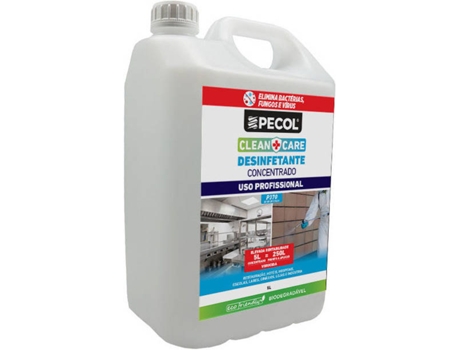 Limpa e desinfeta CONCENTRADO 5L PECOL