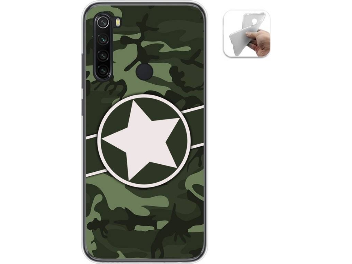 Capa Xiaomi Redmi Note 8T TUMUNDOSMARTPHONE Camuflagem 01 Multicor