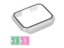 Capa Protetora com Vidro Temperado para Realme Watch 2 Transparente Pc