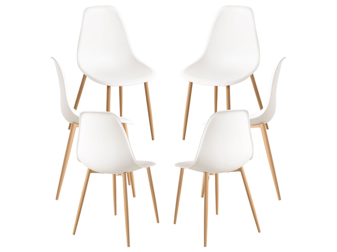 Pack 6 Cadeiras Mykle - Branco
