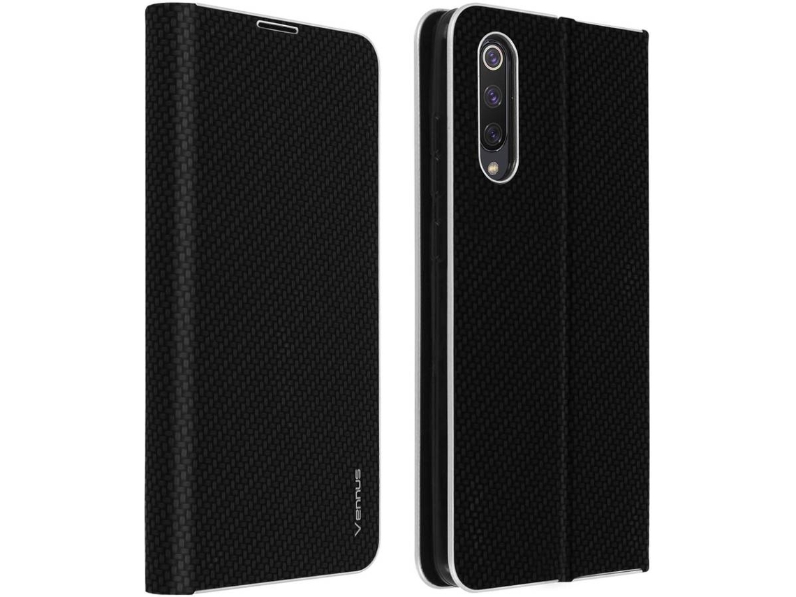 Capa Xiaomi Mi 9 Lite Folio-carb-bk-mi9lte Preto