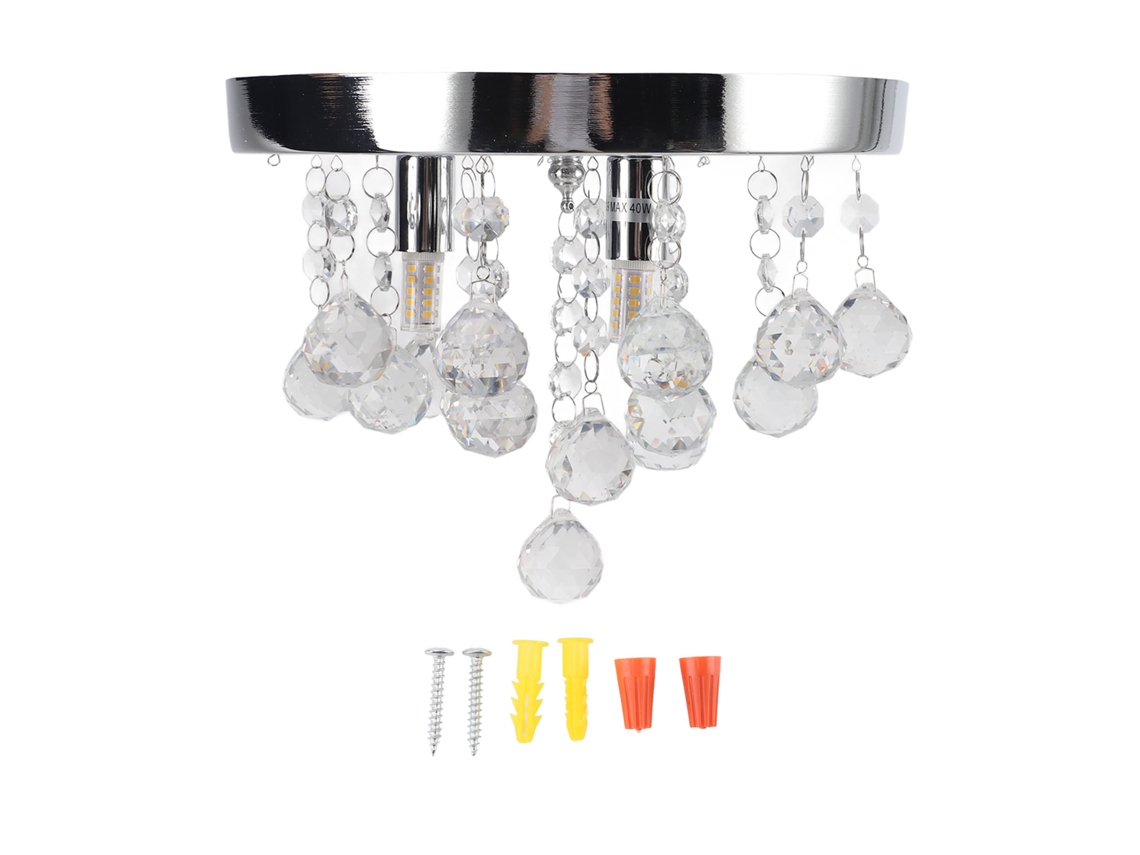 2026 lâmpada de Teto de Cristal, Candelabro Exquisito, Fácil Instalação para Sala e Quarto