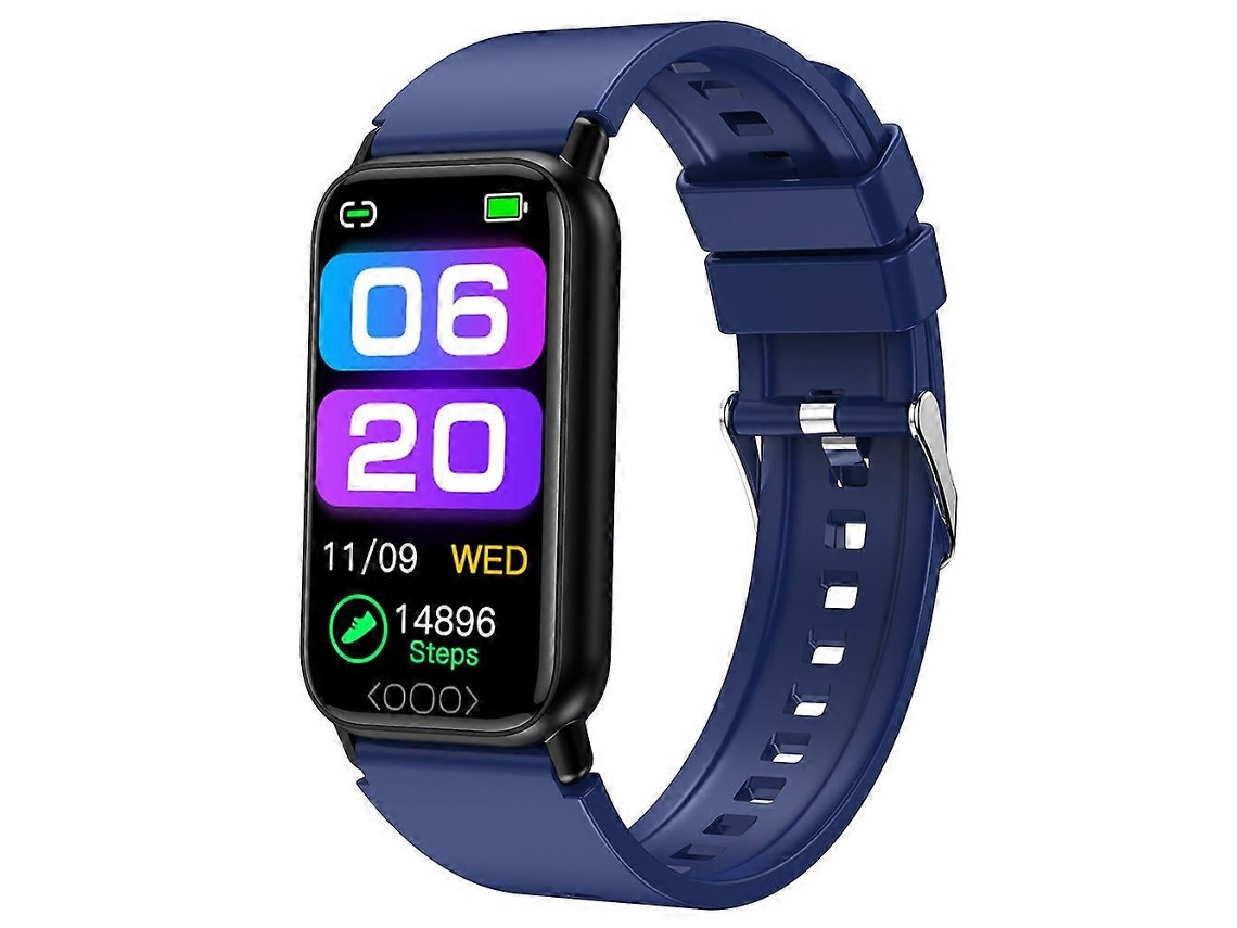 Pulseira esportiva inteligente multimodo TK72 1.47 com monitor de frequência cardíaca, temperatura corporal e oxigênio no sangue para bicicleta elétrica.