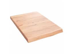 Bathroom Countertop, Bathroom Countertops Vidaxl Marrom Madeira De Carvalho (40 X 60 X 4 Cm)