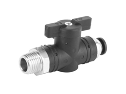 Válvula Manual Pneumática Conector Rápido Rosca Bspp Macho 6mm Latão Galvanizado