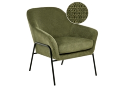 Poltrona Beliani Veddige De Poliéster Verde 74x82x85