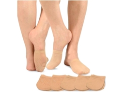 Meias com Dedos Separados 5 Pares Femininas Finas Invisíveis AQUAFORGE