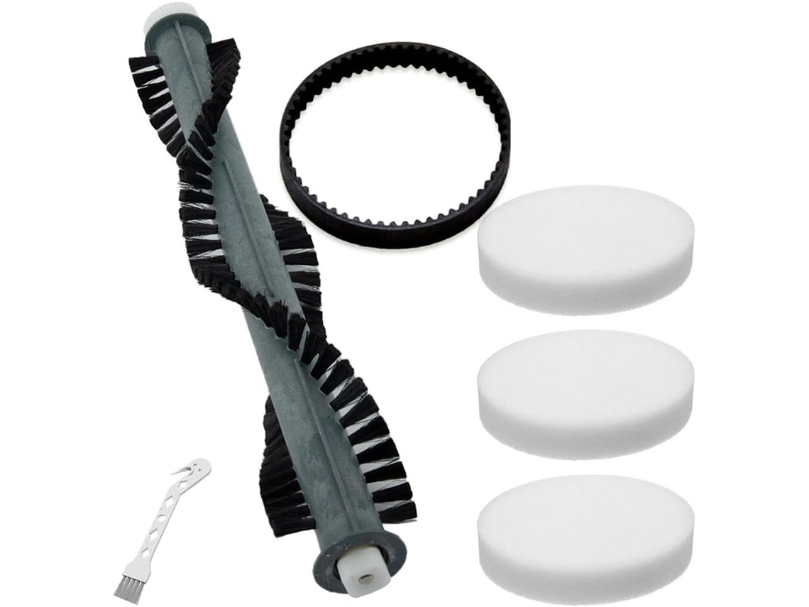 Kit De Escovas Para Aspirador Pó Com Correia E Filtro Espuma, Lavável