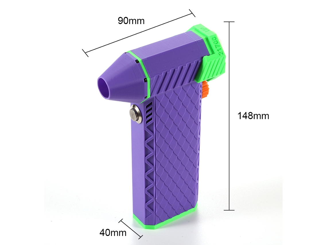 Secador de Cabelo Sem Fio Portátil de Alta Potência 110000rpm