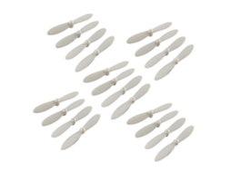 Conjunto De 20 Hélices De Reposição Para Mini Drone Cheerson Cx 10, Quadricóptero, Helicóptero Rc, Acessórios Brancos Slowmoose