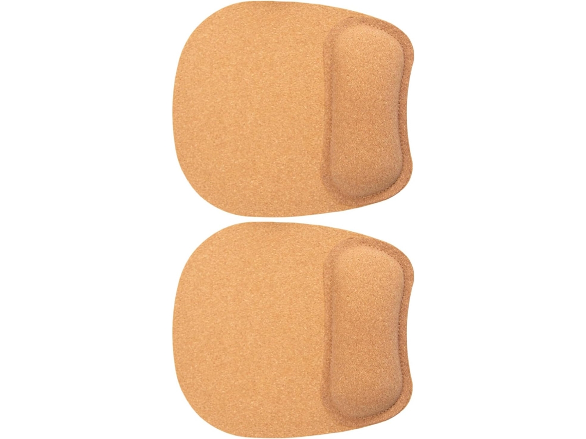 Conjunto De 2 Mousepads Com Apoio De Pulso Macios Para Mouse E Teclado, Cor