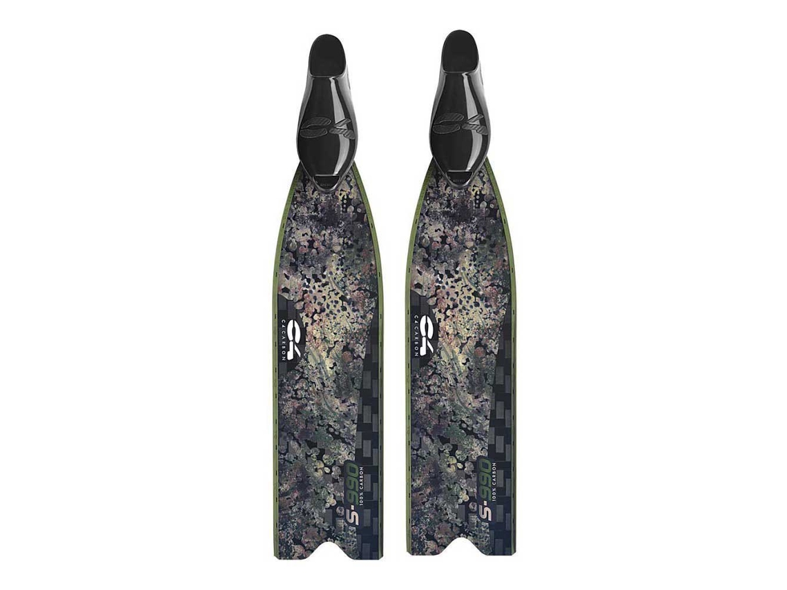 Barbatanas S-990 Camo 25 Verde EU 36-37 C4