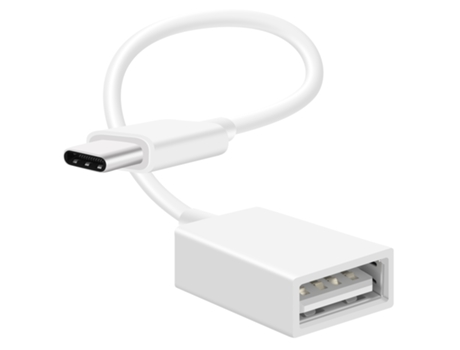 Adaptador MAX EXCELL 9752 (USB-C- USB - 15 cm - Branco)
