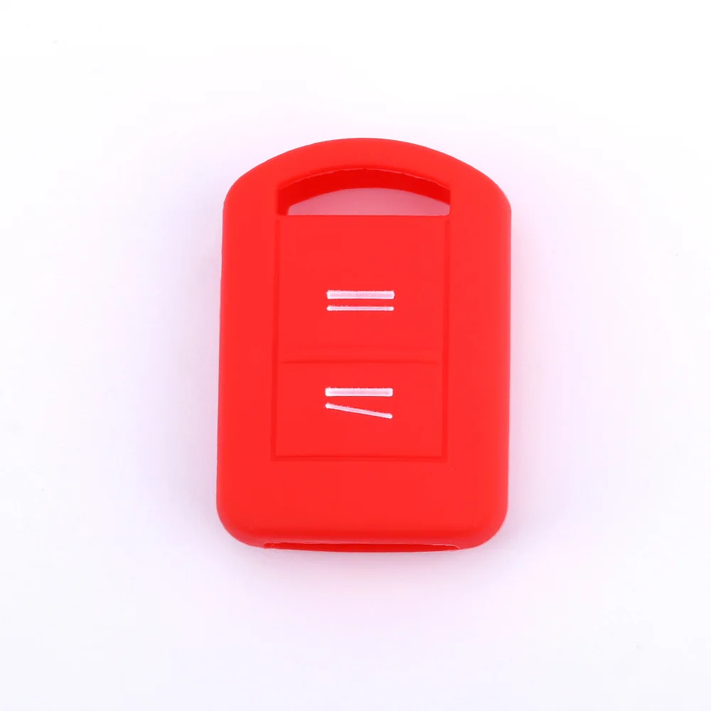 Kit De Capa Protetora De Silicone Para Chave De Carro Com 2 Botões Para Opel Vauxhall Corsa C Agila Meriva A Combo - Acessórios Para Controle Remoto