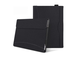 Capa Flip Resistente HEXINYIGJLY para Surface Prox com porta caneta e teclados compatíveis Preto