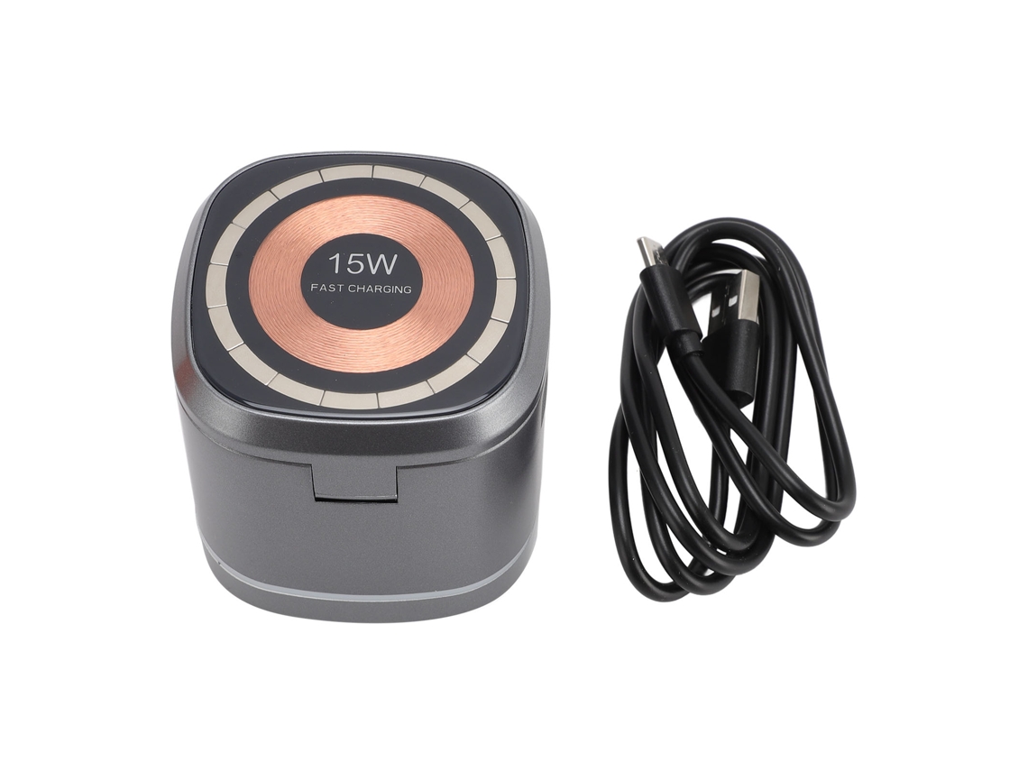 Aetheria carregador Sem Fio Magnético 15w Estação de Carregamento Rápido para Relógio Fone de Ouvido Telefone 9v 2a 12v 2a