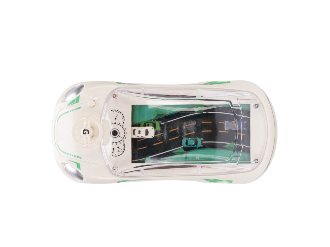 Primerox brinquedo Volante Carro Corrida Simulado Dirigir Infantis Meninos Garotas Branco