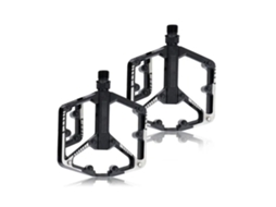 Pedais de Alumínio Mali com Recortes 2pcs para Mountain Bike e Road Bike