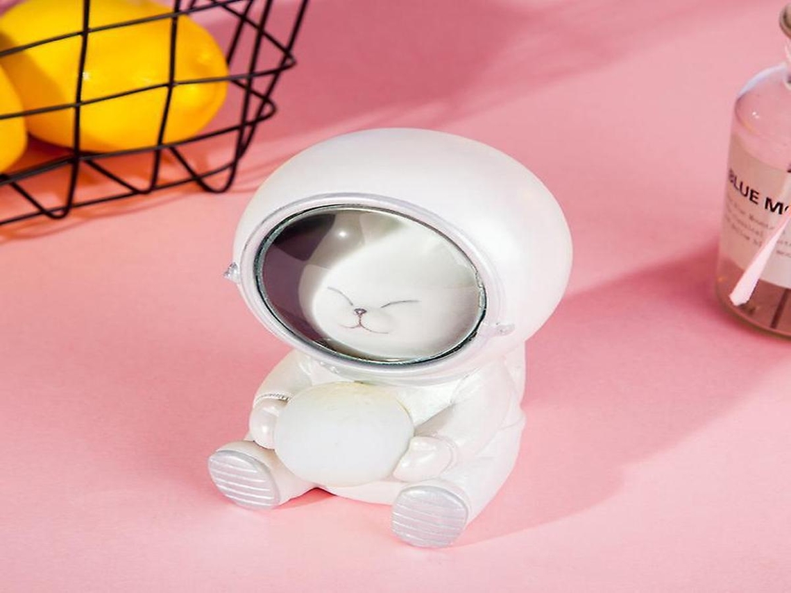 Luminária noturna Lurelia em formato de astronauta com laptop para bebês e crianças.