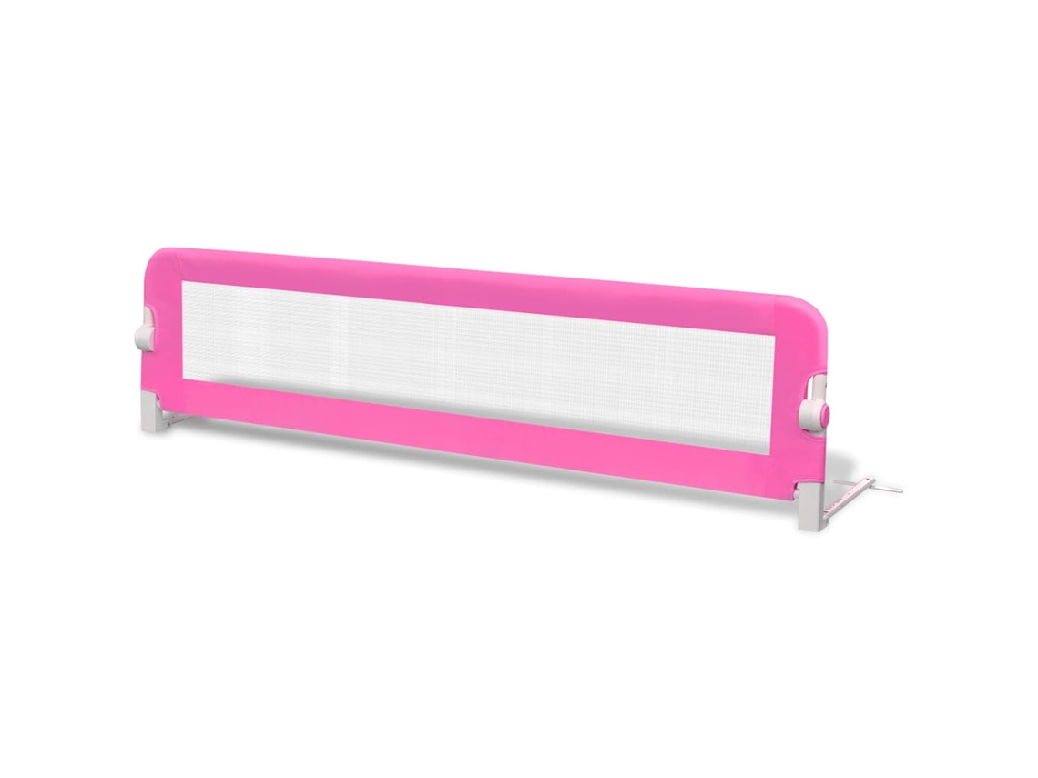 Grade de segurança infantil para cama, 150 x 42 cm, rosa, exclusiva da MAISON.