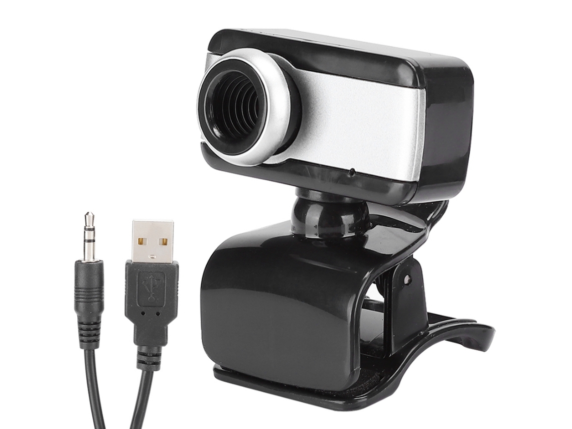Câmera De Computador A3 Microfone Embutido Sem Driver 480p Preto Yemaesre Brilvibera