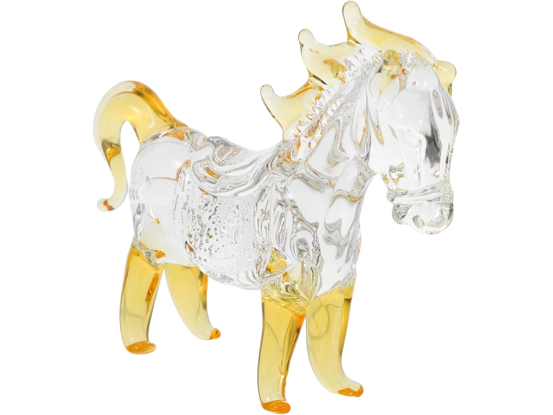 Estatueta de Cavalo Cristal para Decoração, Estátua como Acessório Casa, Animal Mesa Ou Prateleira. CHABERLU