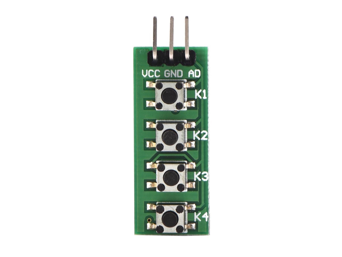 Laxiscreed Teclado Ad De 4 Teclas Para Simulação E Porta Adc