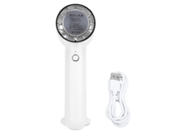 Ventilador Portátil de Resfriamento com Semicondutor USB Carregável Mini Mão Mesa Branco para Exterior, Caminhada