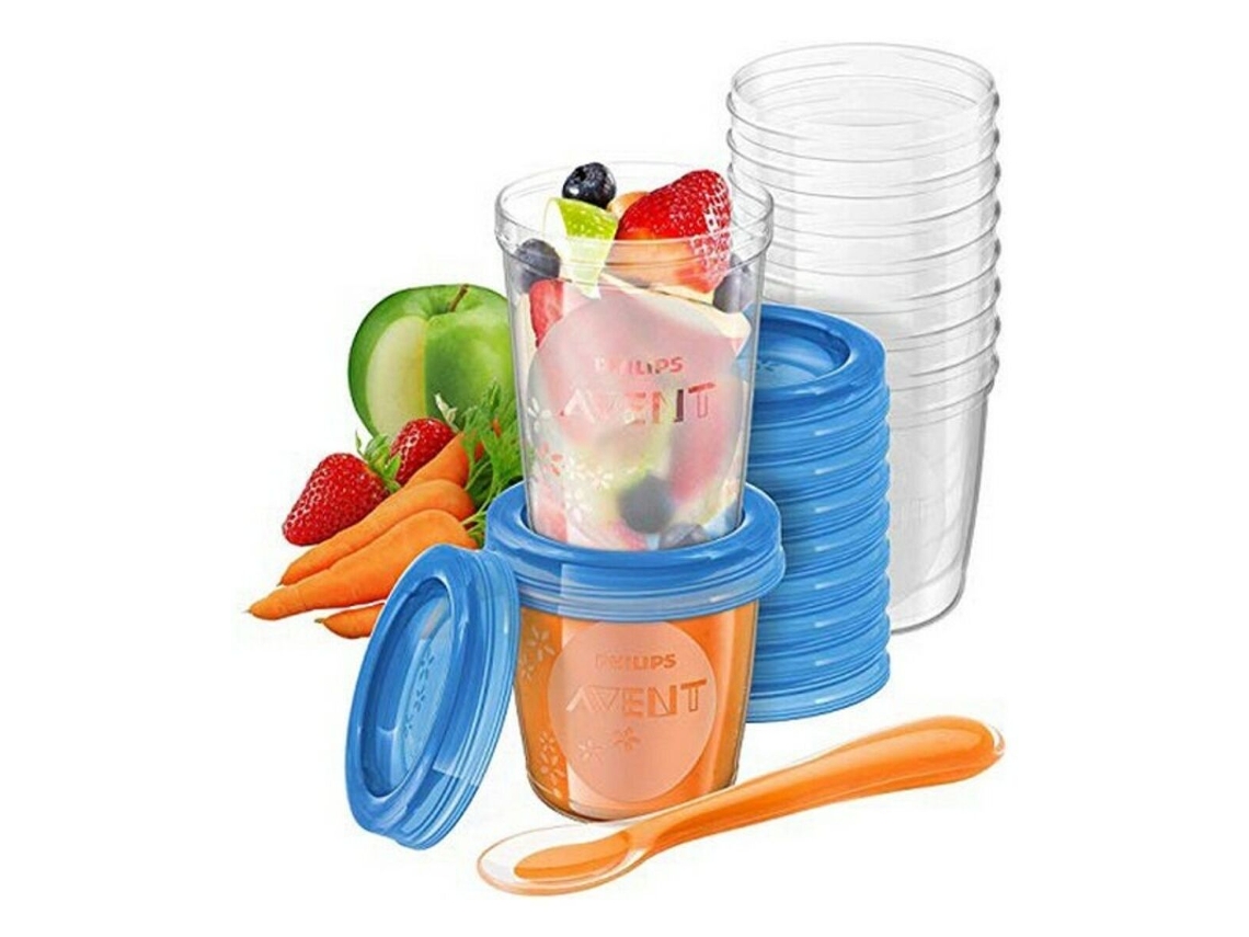 Conjunto de recipientes para comida de bebê Philips SCF721 / 20