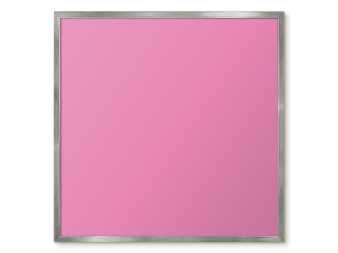 Quadro de vidro magnético bege quente para hall de entrada Espelharte (50x50 cm)