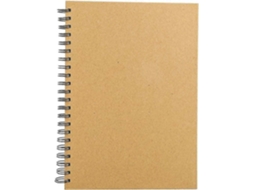 Caderno espiral macio, bloco de notas em branco, bloco de notas, diário, planejador, 120 páginas/60 folhas, 160 g/m², Slowmoose (A4)